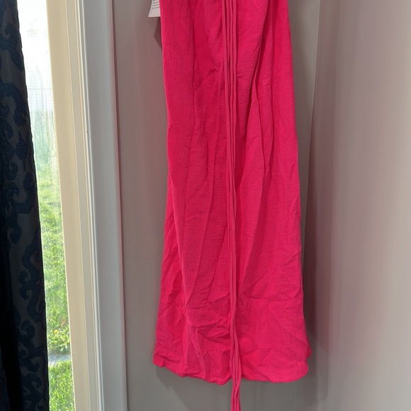 Sundress Sybille Dress in Cotton Gauze Fuchsia - Picture 9 of 9